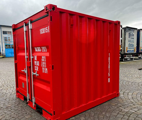 8 voet zeecontainer – IICL-standaard rood
